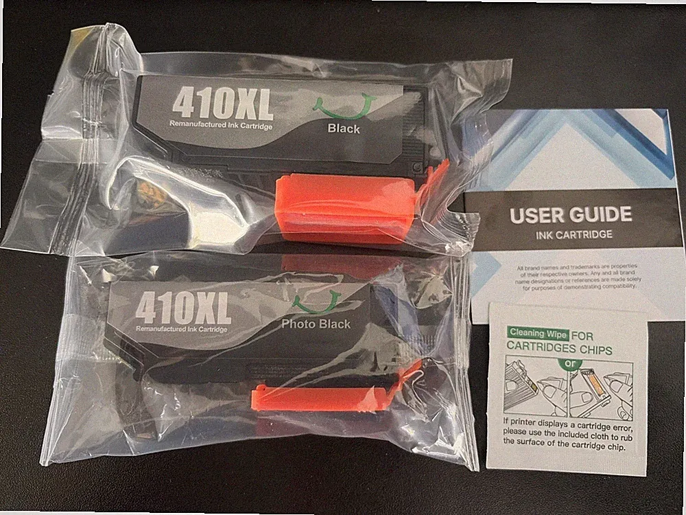 410XL Black and Photo Black Ink Cartridge Sealed