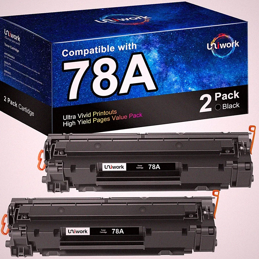 Cartridge 78A Black 2 Pack HP LaserJet Compatible CE278A Toner P1566 P1606 M1536