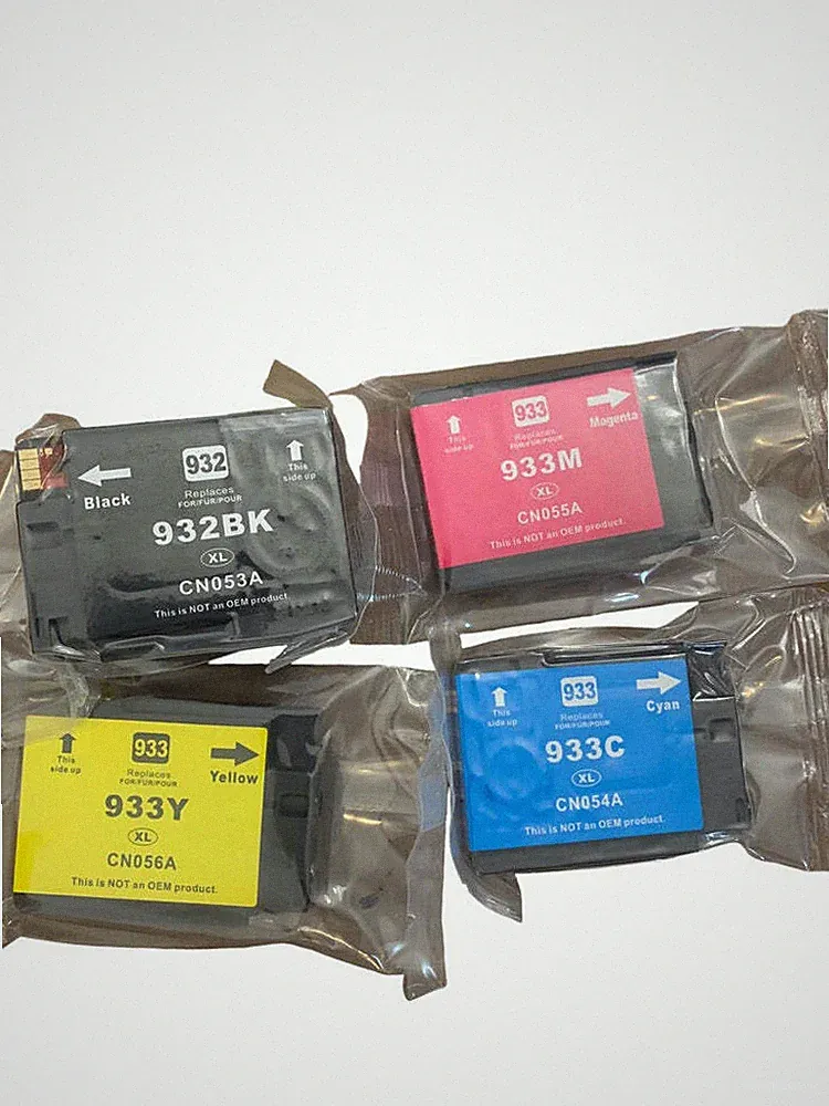 Uniwork Compatible New Printer Ink Cartridges 932BK 933C 933Y 933M
