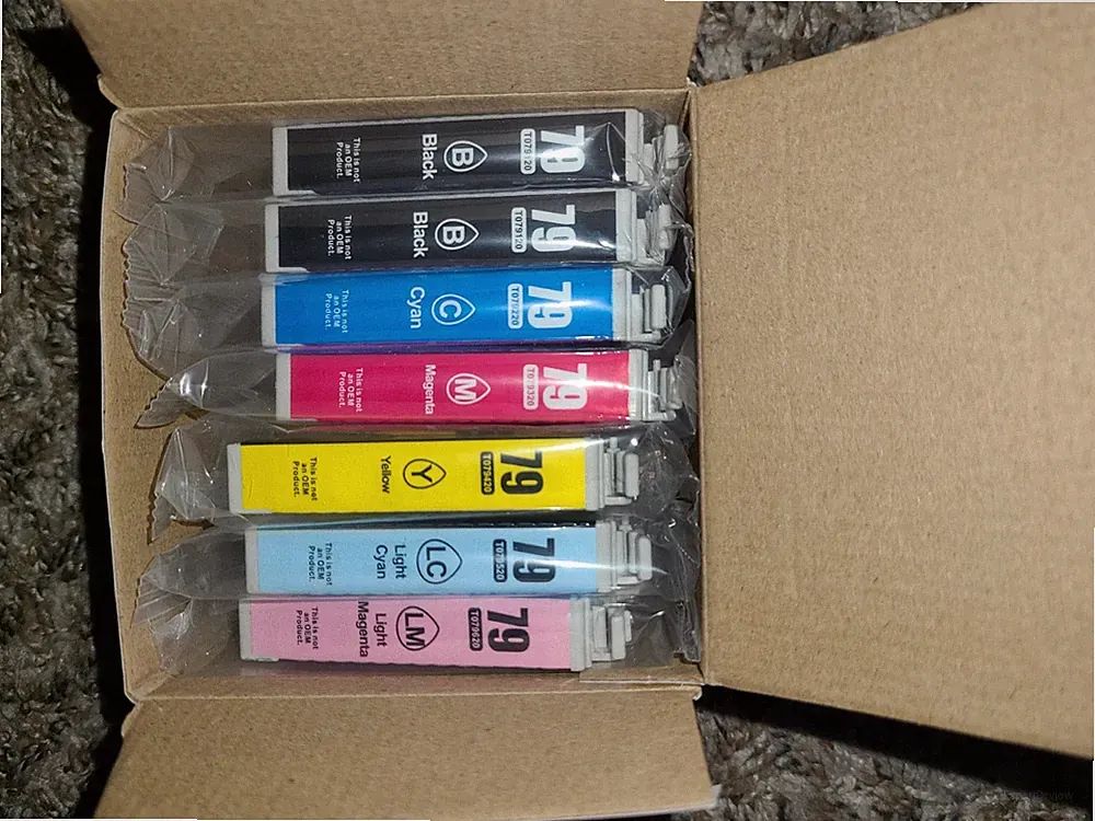 UNIWORK Genuine 79 Ink Cartridges for Epson - 7 pack Set